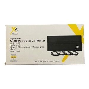 Xit Photo High Quality 4pc HD Macro Close Up Filter Set (62mm).